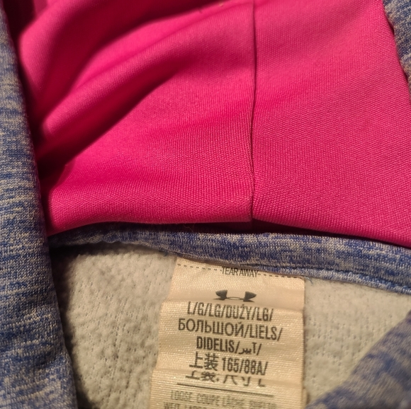 Under Armor Hooded Pullover Size L in excellent condition - Picture 4 of 6